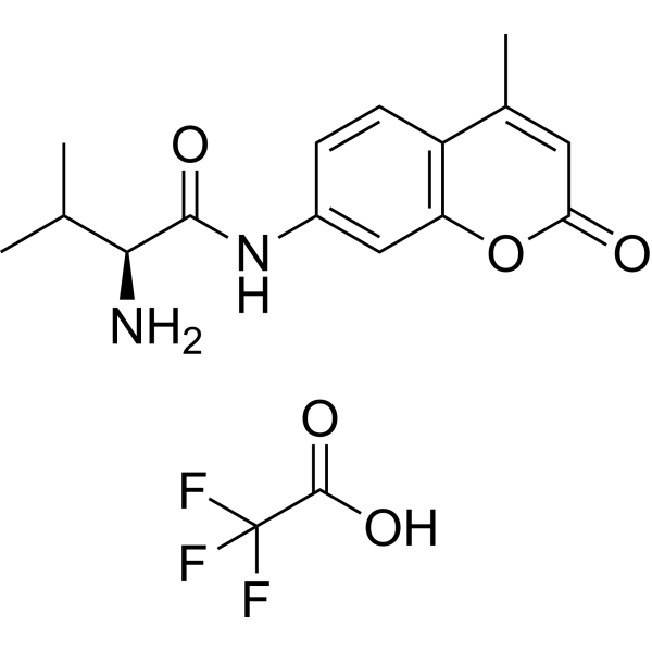 (S)-2-Amino-3-methyl-N-(4-methyl-2-oxo-2H-chromen-7-yl)butanamide 2,2,2-trifluoroacetate 191723-67-8